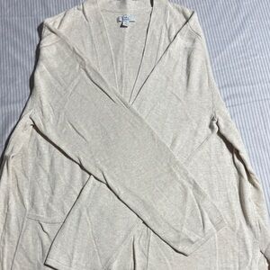 Croft & Barrow Beige Knit Sweater